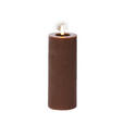 LED-KERZE 7/19 cm  - Dunkelbraun, Basics, Kunststoff/Paraffin (7/19cm) - Ambia Home