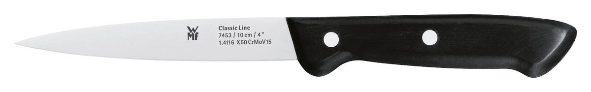 UNIVERSALMESSER Classic Line Edelstahl 20 cm  - Edelstahlfarben/Schwarz, Design, Kunststoff/Metall (20cm) - WMF