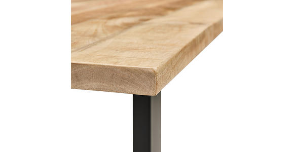 ESSTISCH - Schwarz/Naturfarben, LIFESTYLE, Holz/Metall (180/90/76cm) - Landscape