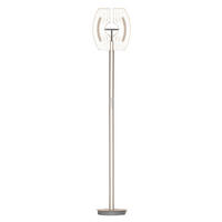 STOJACIA LED LAMPA, 44/38/183 cm - biela/chrómová, Basics, kov/plast (44/38/183cm) - Dieter Knoll
