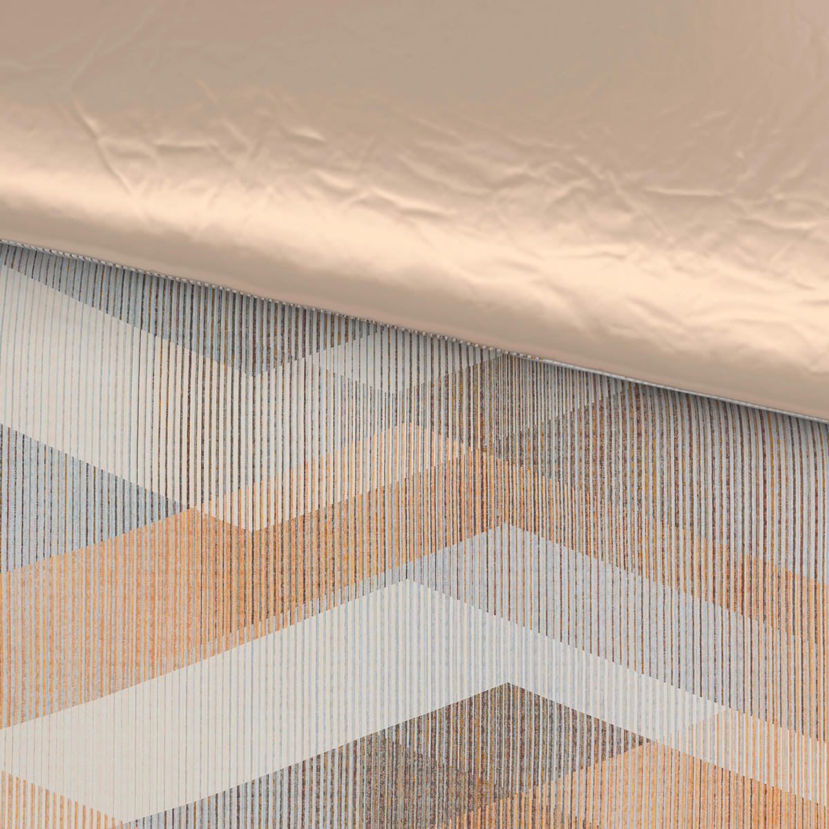 OBOUSTRANNÉ POVLEČENÍ, satén, krémová, 140/200 cm - krémová, textil (140/200cm) - Novel