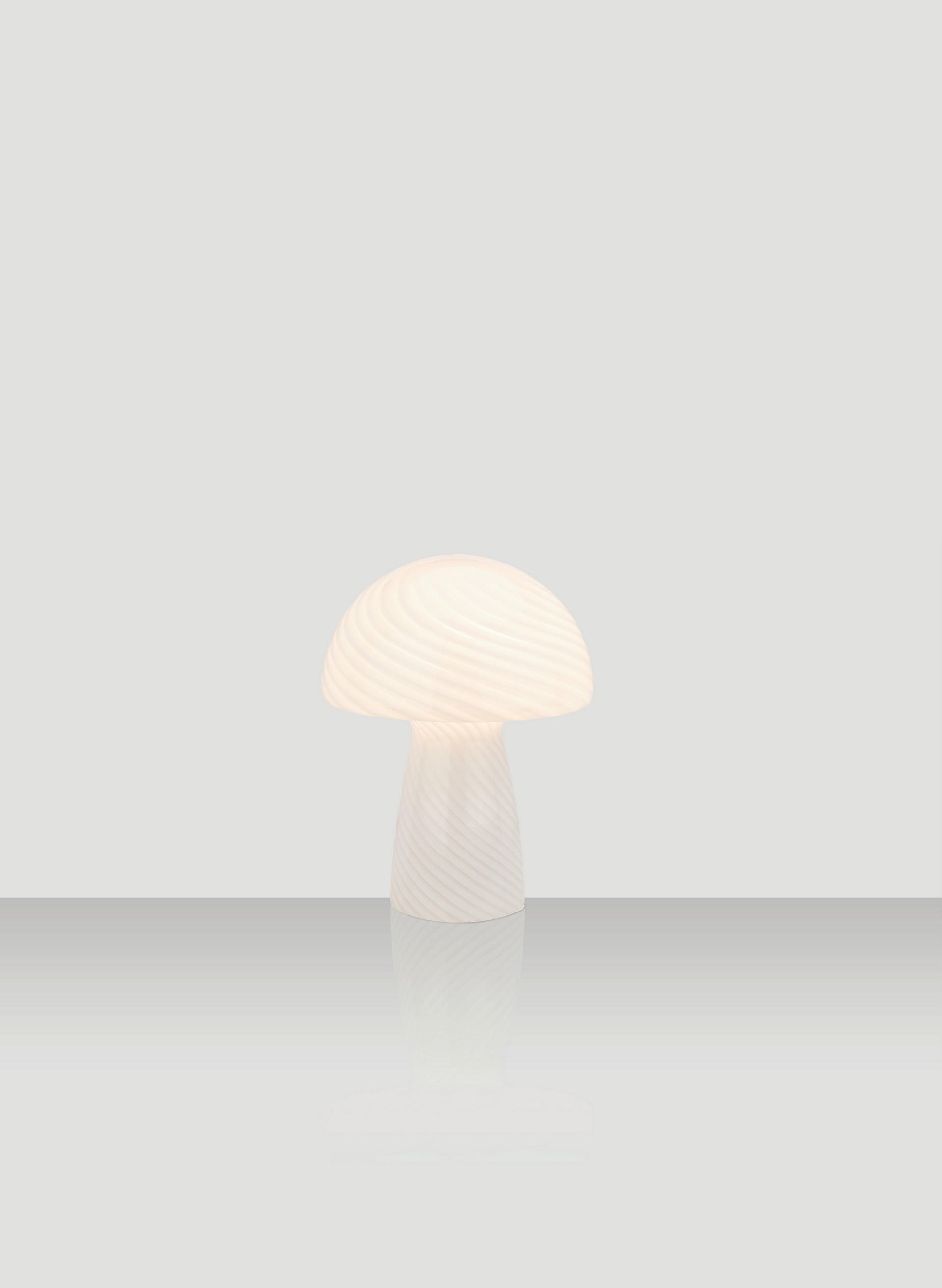 STOLNÍ LAMPA, E27, 21/28 cm  - bílá, Konvenční, sklo (21/28cm) - Novel