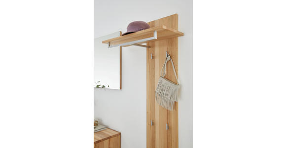 GARDEROBENPANEEL 64/196/28 cm - Buchefarben, Natur, Holz (64/196/28cm) - Valnatura