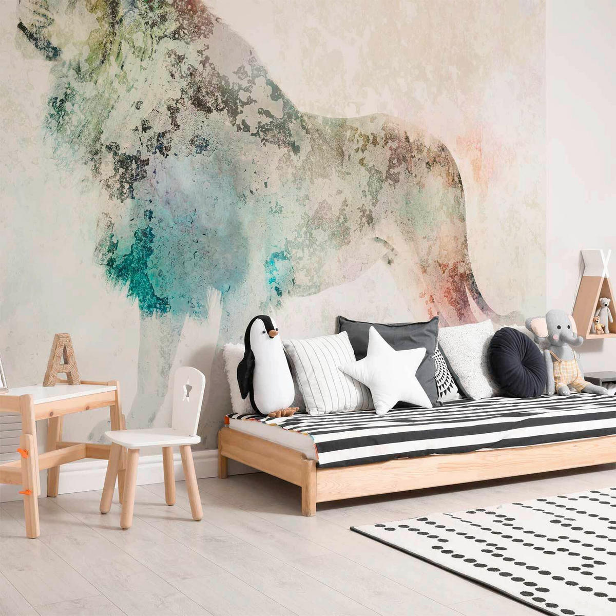 FOTOTAPETE  - Multicolor/Weiß, LIFESTYLE, Textil (450/315cm) - artgeist