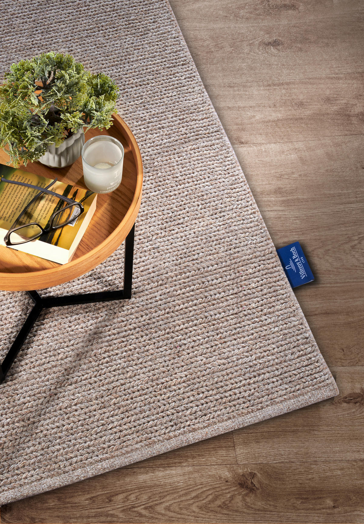 HANDWEBTEPPICH 160/230 cm Kollektion 1748 Cappuccino  - Cappuccino, Basics, Textil (160/230cm) - Villeroy & Boch