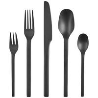 BESTECKSET MANUFACTURE ROCK  20-teilig  - Schwarz, Design, Metall - Villeroy & Boch