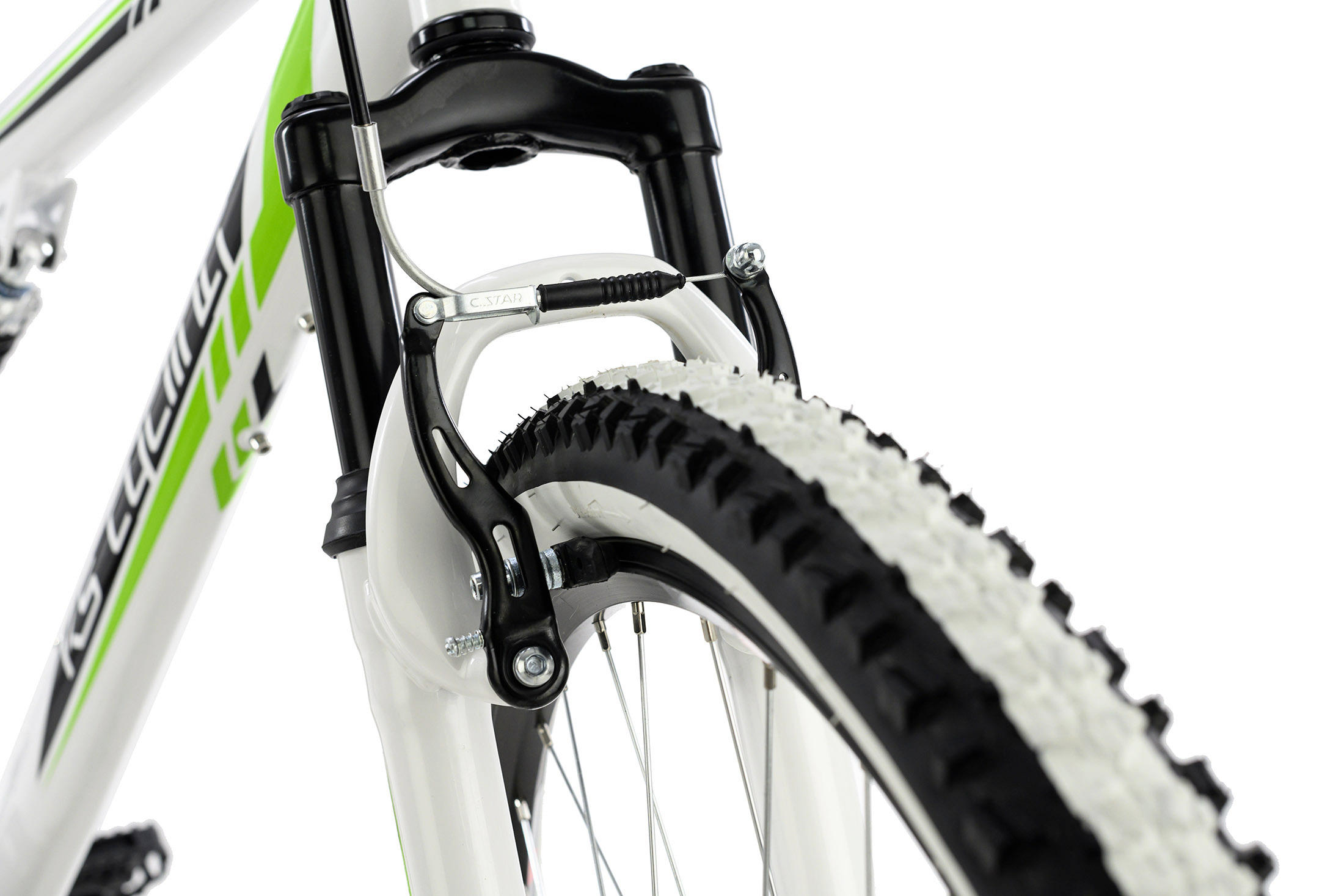 MOUNTAINBIKE 26 Zoll  - Weiß/Grün, Basics, Metall (180/70cm) - Atrigo