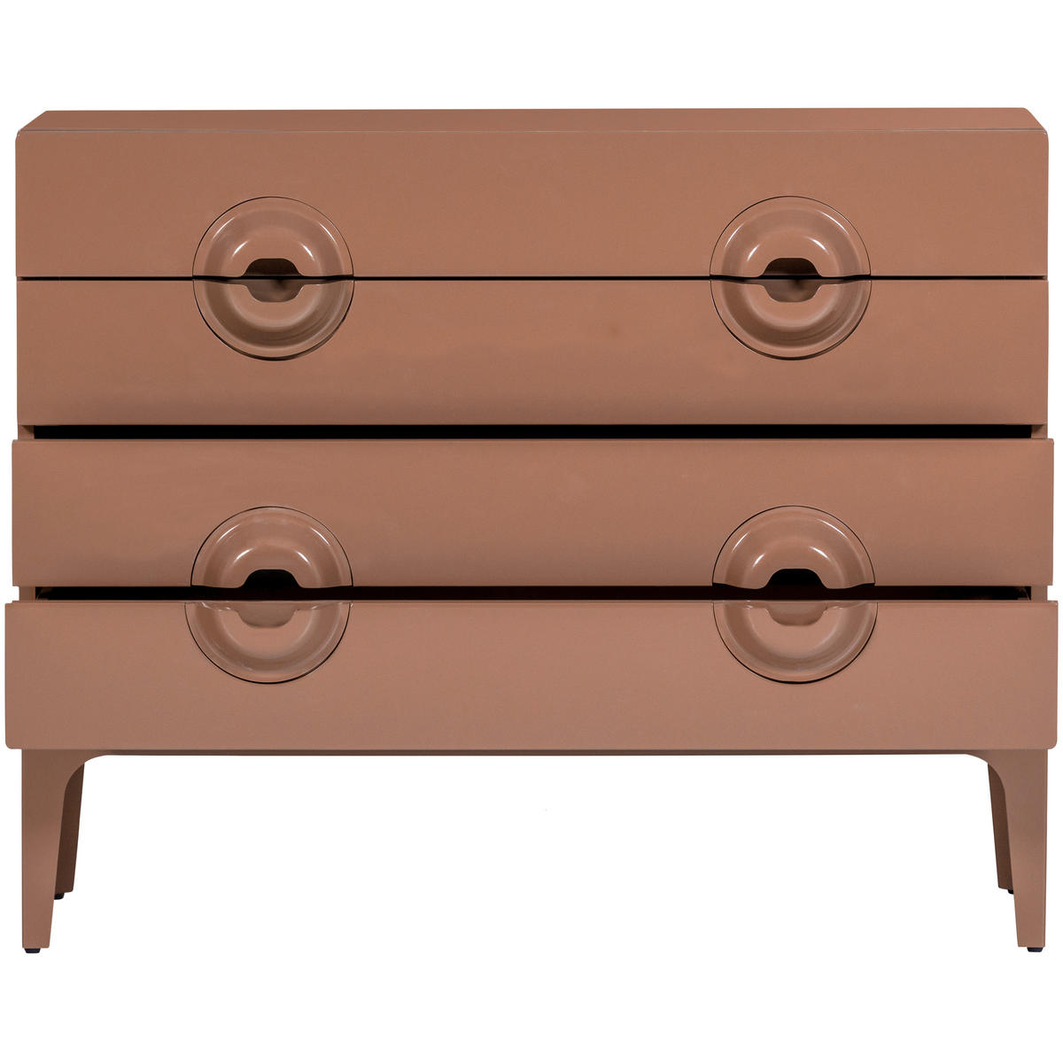 KOMMODE Merge  in 110/89/44 cm  - Altrosa, Design, Holz/Metall (110/89/44cm) - Livetastic