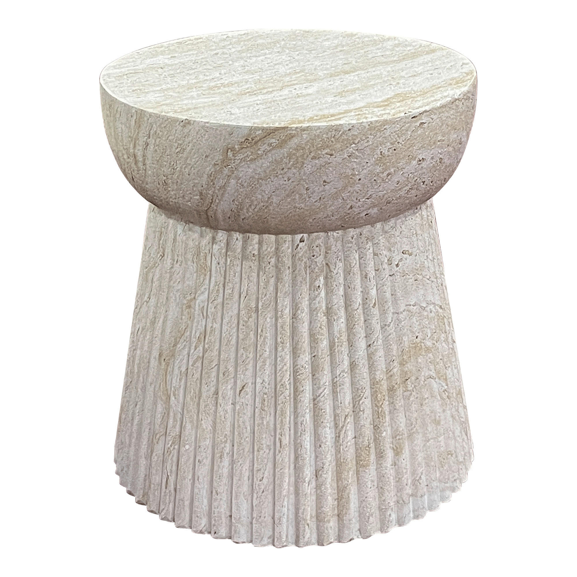 BEISTELLTISCH in Keramik 43/50/43 cm  - Grauweiß, Basics, Keramik (43/50/43cm)