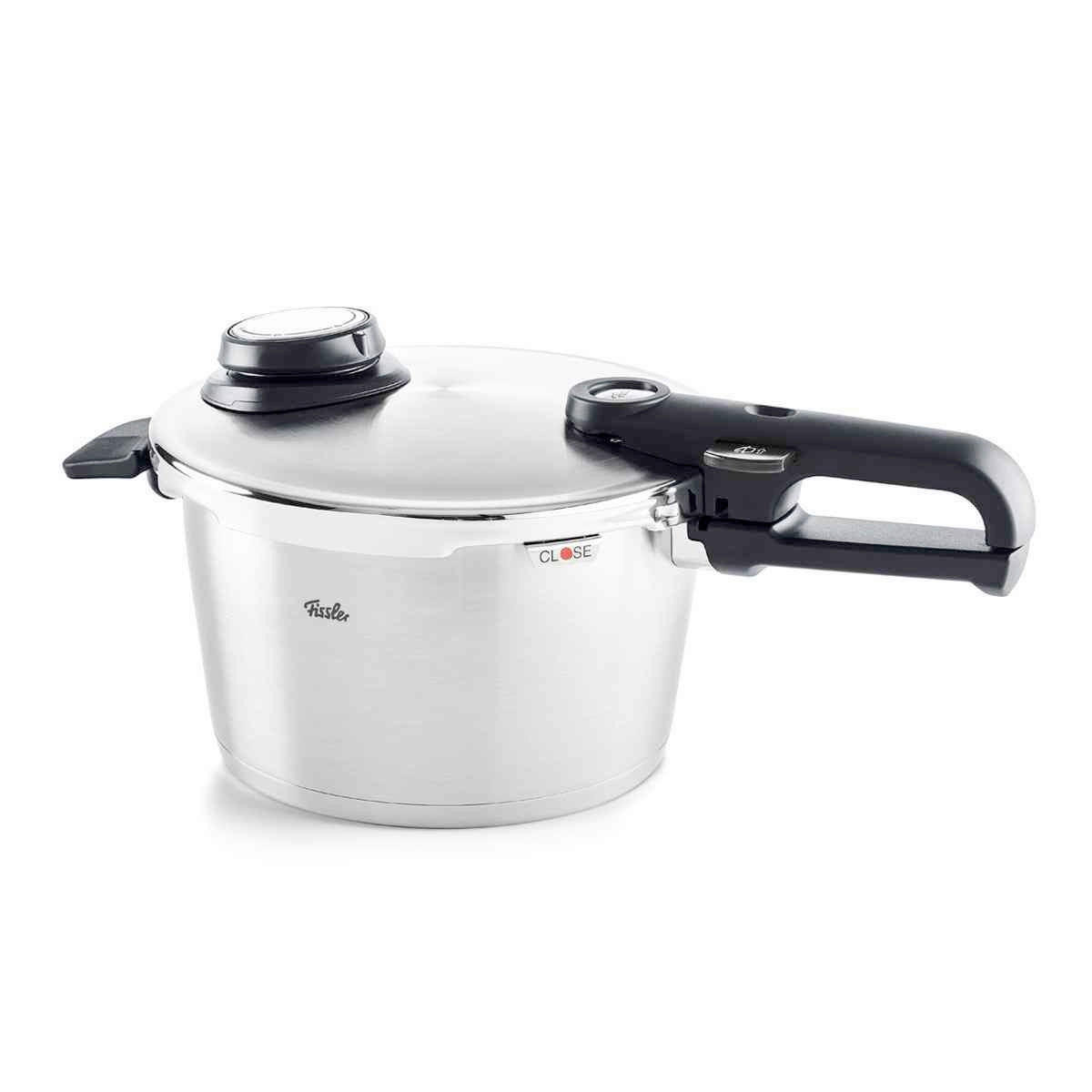SCHNELLKOCHTOPF VITAVIT PREMIUM 4,5 L  - Silberfarben, Basics, Metall (22cm) - Fissler