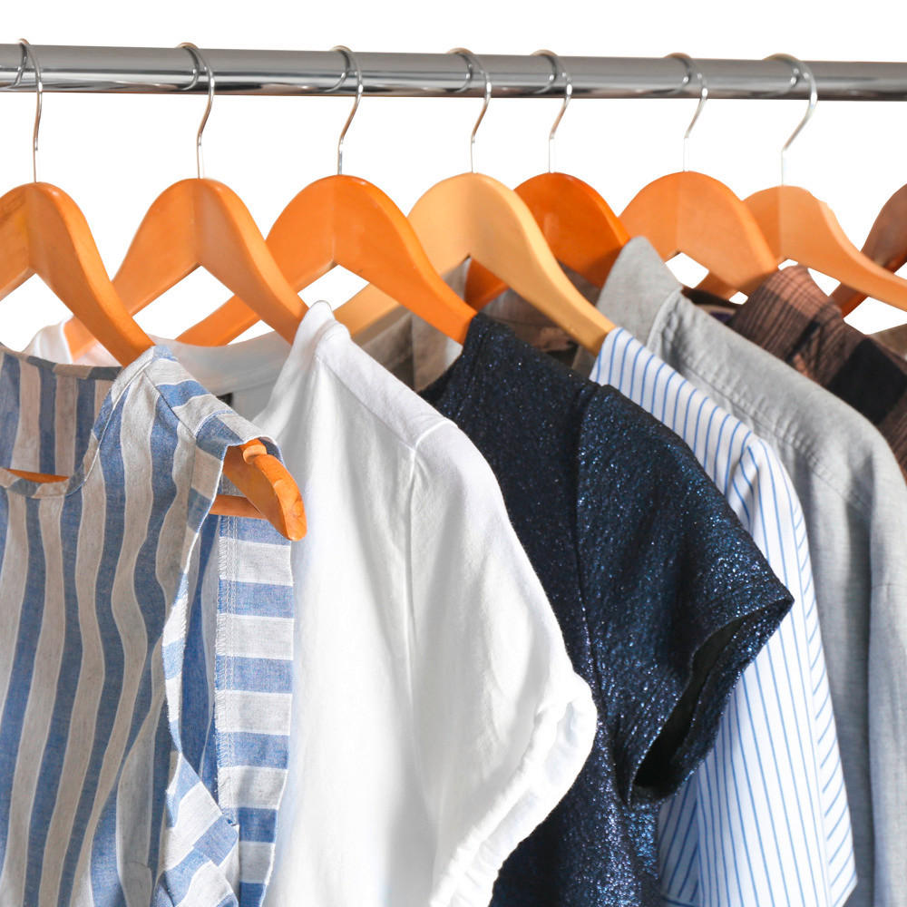 Thumbnail - Kesper Kleiderbügel, Hellbraun, Holz, Lotusholz, 44.5x10x1.2 cm, FSC 100%, Garderobe, Kleiderbügel