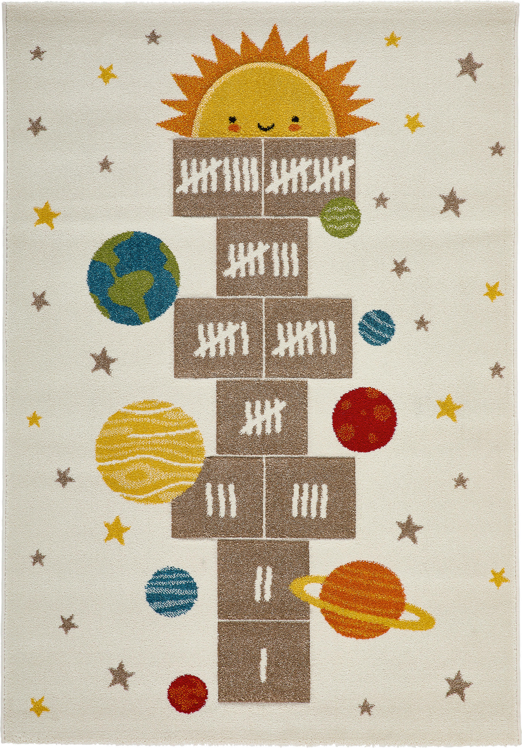 KINDERTEPPICH 120/170 cm  - Multicolor/Creme, Trend, Textil (120/170cm) - Ben'n'jen