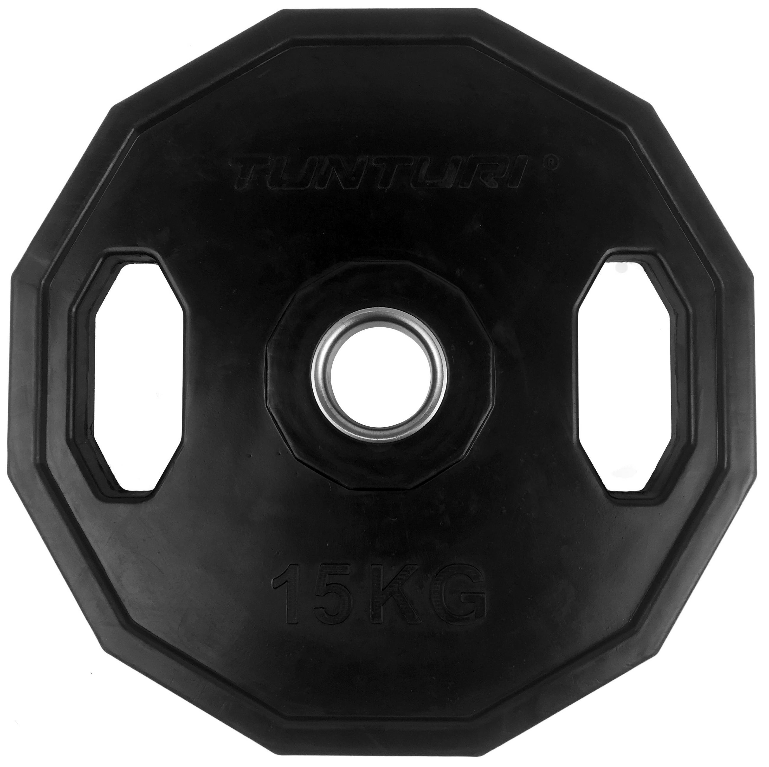 HANTELSCHEIBE  - Schwarz, KONVENTIONELL, Metall (35,5/35,5/4,5cm)