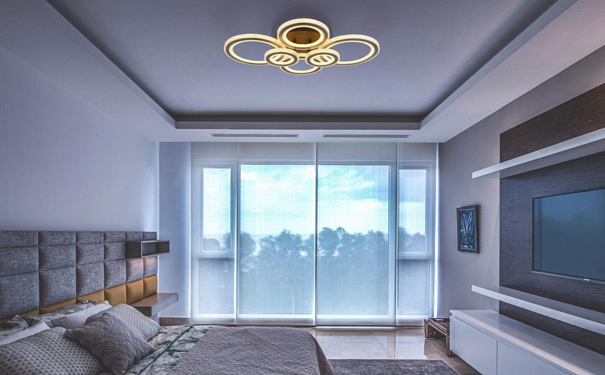 LED-DECKENLEUCHTE    78/56/12 cm  - Klar/Weiss, Design, Kunststoff/Metall (78/56/12cm) - Globo