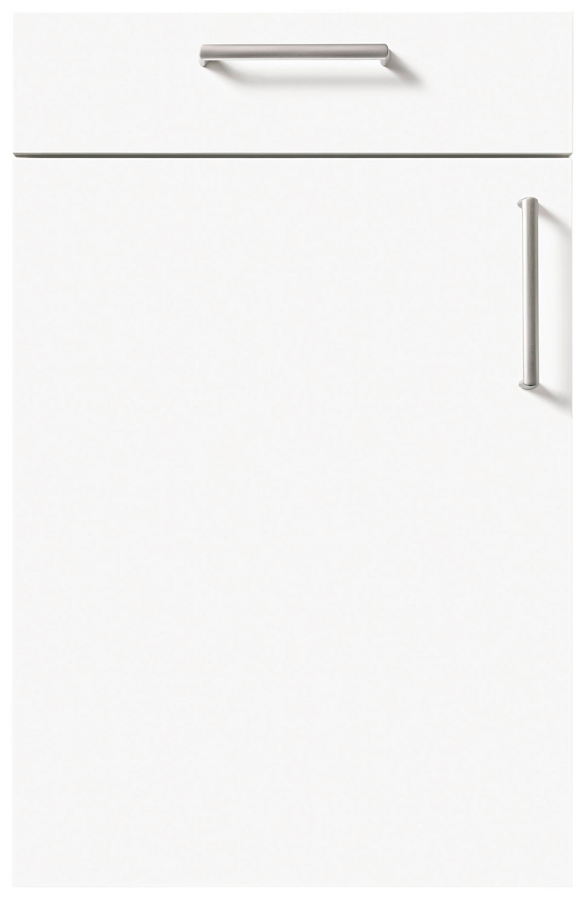 EINBAUKÜCHE FINA MATT  - Grau, Design, Holzwerkstoff - Novel