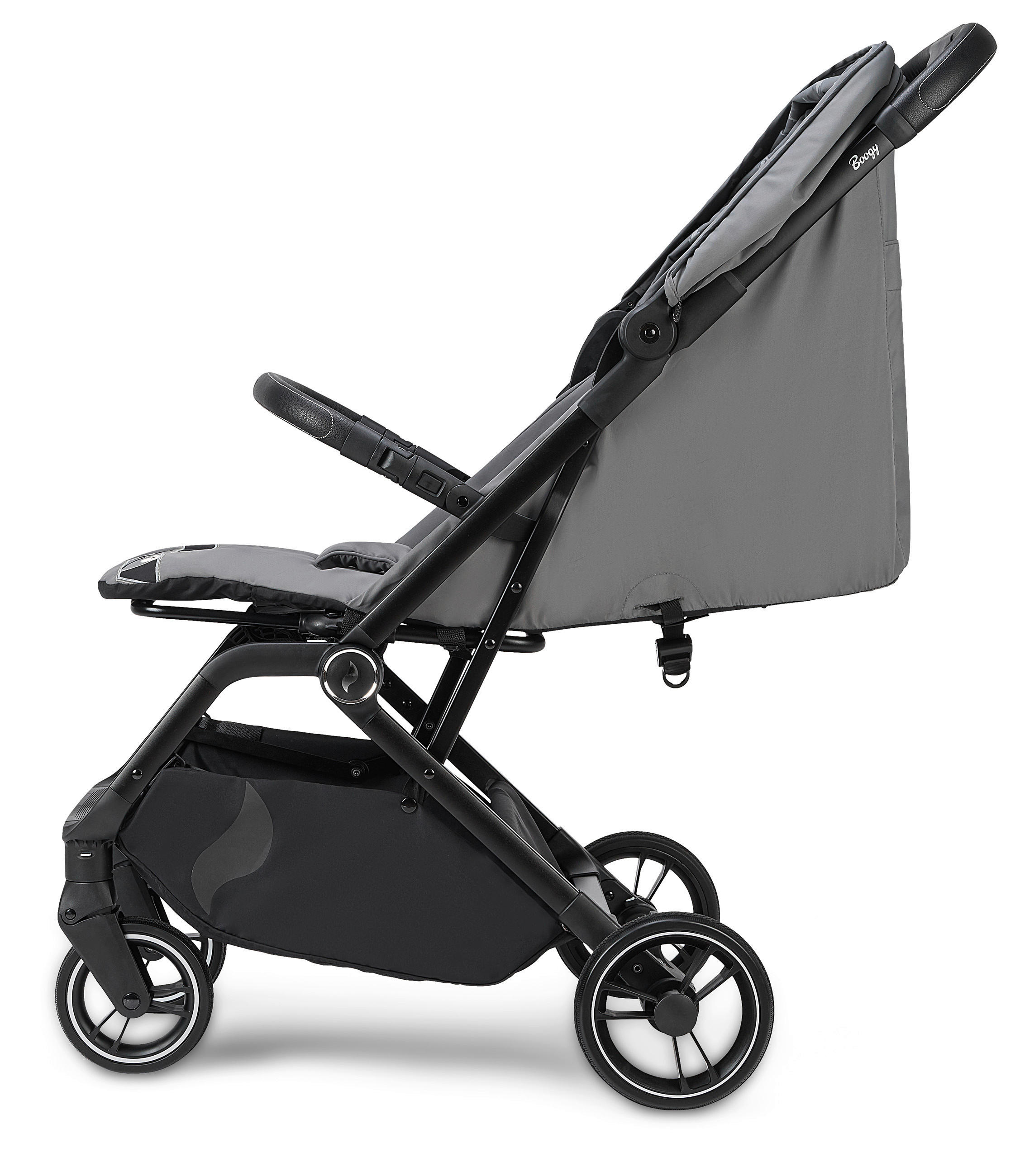 BUGGY Boogy 2 Monster  - Hellgrau/Schwarz, Basics, Textil/Metall (51/105/84,5cm) - Osann