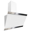 DUNSTABZUGSHAUBE CH89060W  - Weiß, Trend, Glas/Metall (59,5/74,2-109,2/38,5cm) - Respekta