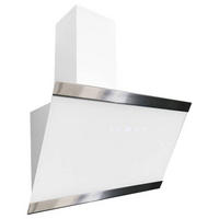 DUNSTABZUGSHAUBE CH89060W  - Weiß, Trend, Glas/Metall (59,5/74,2-109,2/38,5cm) - Respekta
