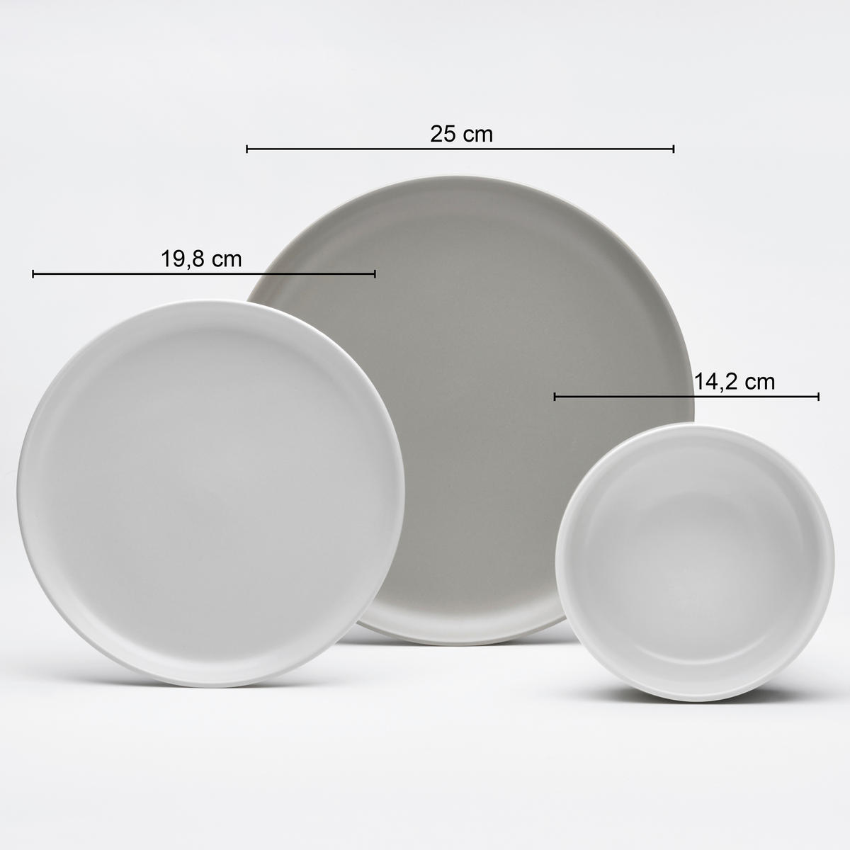 KOMBISERVICE Taupe, Sandfarben Stockholm 16-teilig 4 Personen  - Taupe/Sandfarben, Basics, Keramik - Van Well