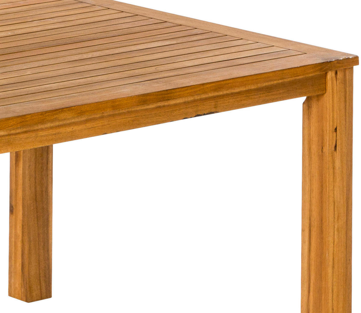 GARTENTISCH 110/110/75 cm Holz rechteckig  - Akaziefarben, ROMANTIK / LANDHAUS, Holz (110/110/75cm) - Gardenson