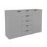 KOMMODE Grau - Nussbaumfarben/Grau, Basics (150/97,2/40,1cm) - Hülsta KOMMODE Grau - Nussbaumfarben/Grau, Basics (150/97,2/40,1cm) - Hülsta