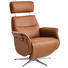 RELAXAČNÍ KŘESLO - barvy stříbra/světle hnědá, Design, kov/textilie (76,80/78,70-119/82,6-150cm) - Xora RELAXAČNÍ KŘESLO - barvy stříbra/světle hnědá, Design, kov/textilie (76,80/78,70-119/82,6-150cm) - Xora