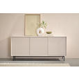 SIDEBOARD  172,2/75/40 cm  - Kaschmir/Schwarz, KONVENTIONELL, Holzwerkstoff/Metall (172,2/75/40cm) - Xora