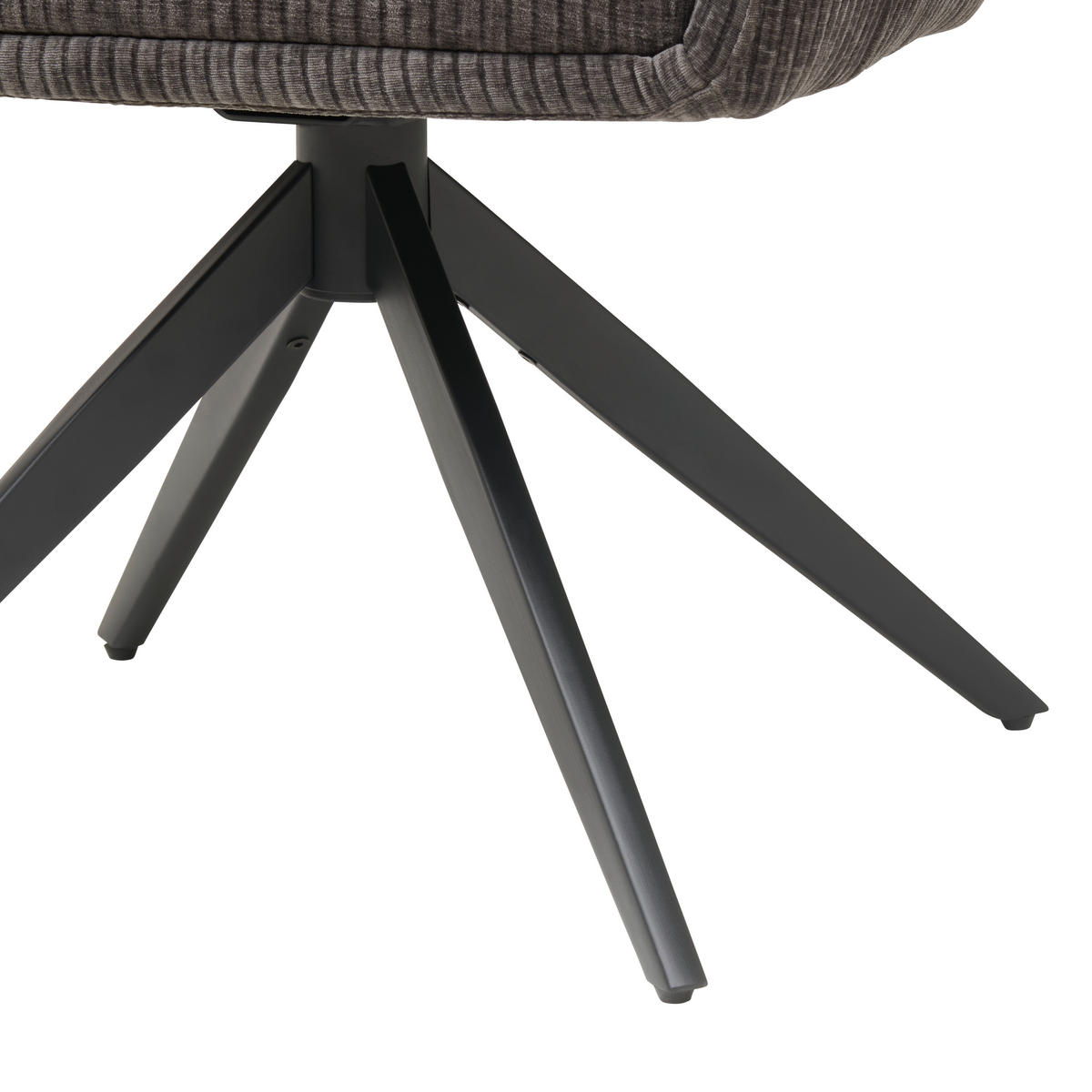 ARMLEHNSTUHL  in Eisen Cord  - Anthrazit/Naturfarben, KONVENTIONELL, Holz/Textil (60/87,5/68cm) - Livetastic