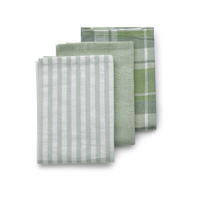 SADA UTĚREK  - bílá/olivově zelená, Basics, textil - Kela