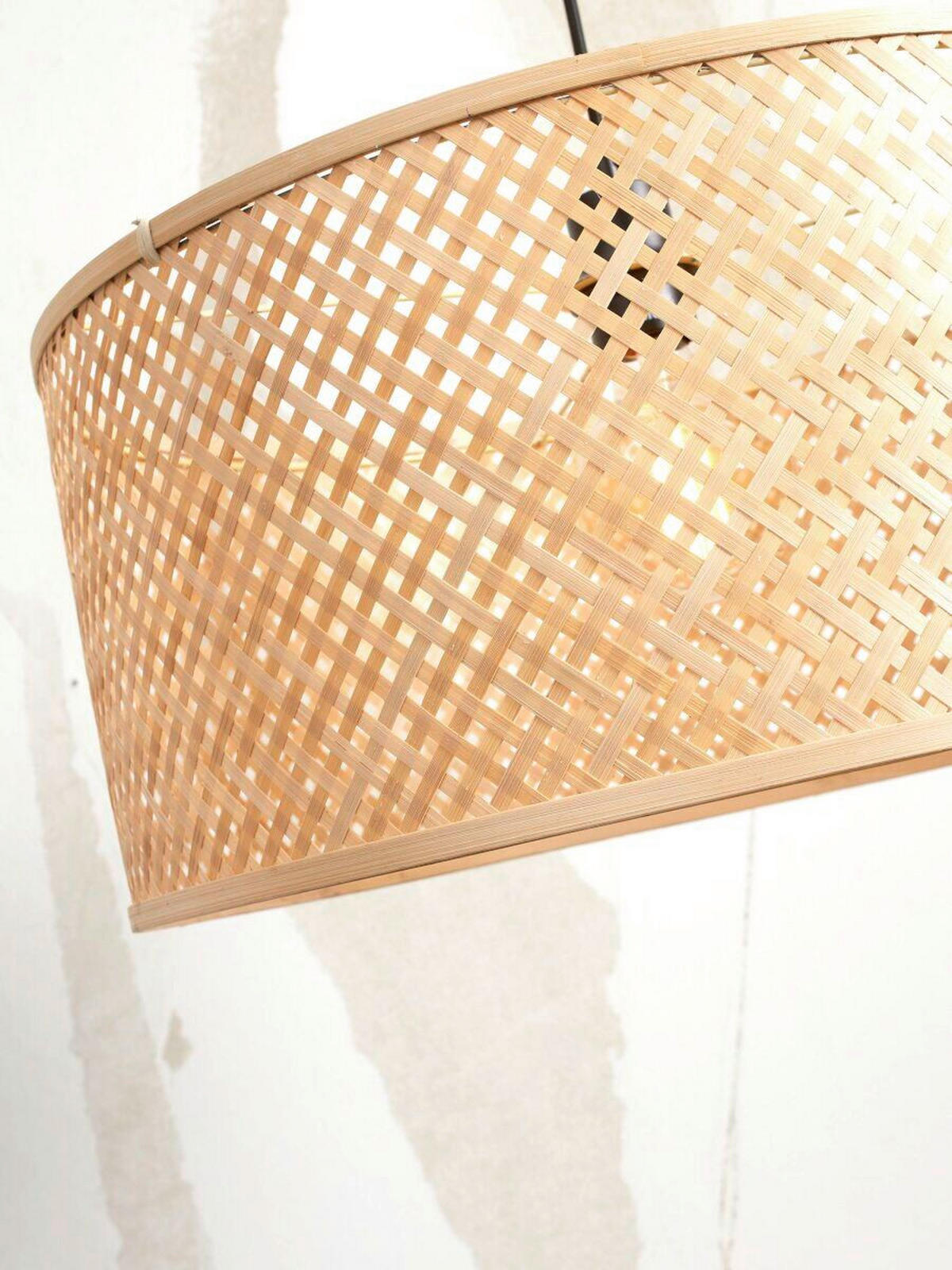 STEHLEUCHTE 58/32/150 cm    - Naturfarben/Weiß, Trend (58/32/150cm) - Good & Mojo