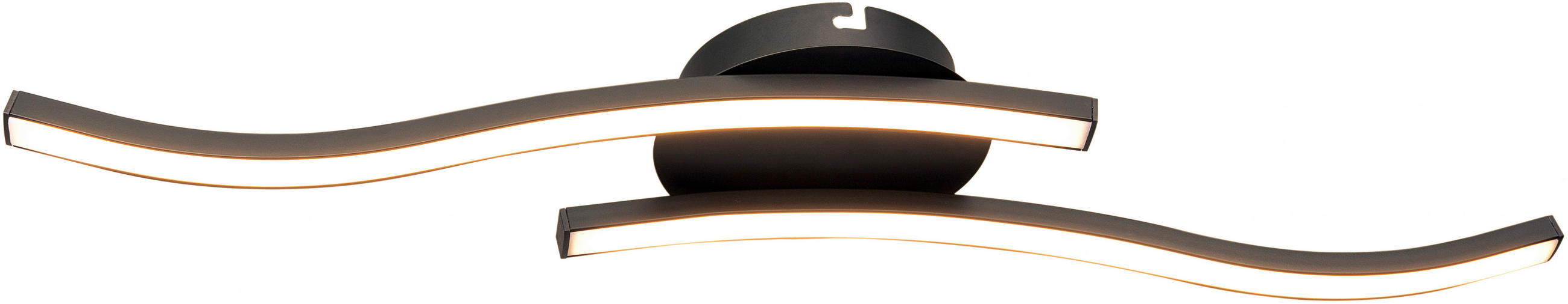 LED SVJETILJKA STROPNA  - crna, Basics, metal/plastika (55,5/12/7cm) - Novel