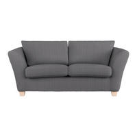 2-SITS SOFFA i textil mörkgrå  - mörkgrå/naturfärgad, trä/textil (190/70-85/95cm) - MID.YOU