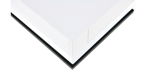 COUCHTISCH 70/70/46,5-66 cm quadratisch Schwarz, Weiß  - Schwarz/Weiß, Design, Holzwerkstoff/Metall (70/70/46,5-66cm) - Carryhome