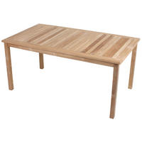 GARTENTISCH 160/90/75 cm Holz rechteckig  - Braun, Basics, Holz (160/90/75cm) - Gardenson