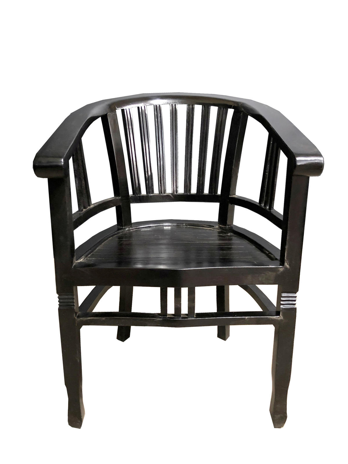 ARMLEHNSTUHL in Holz Dunkelbraun  - Dunkelbraun/Naturfarben, MODERN, Holz (60/87/61cm) - MID.YOU