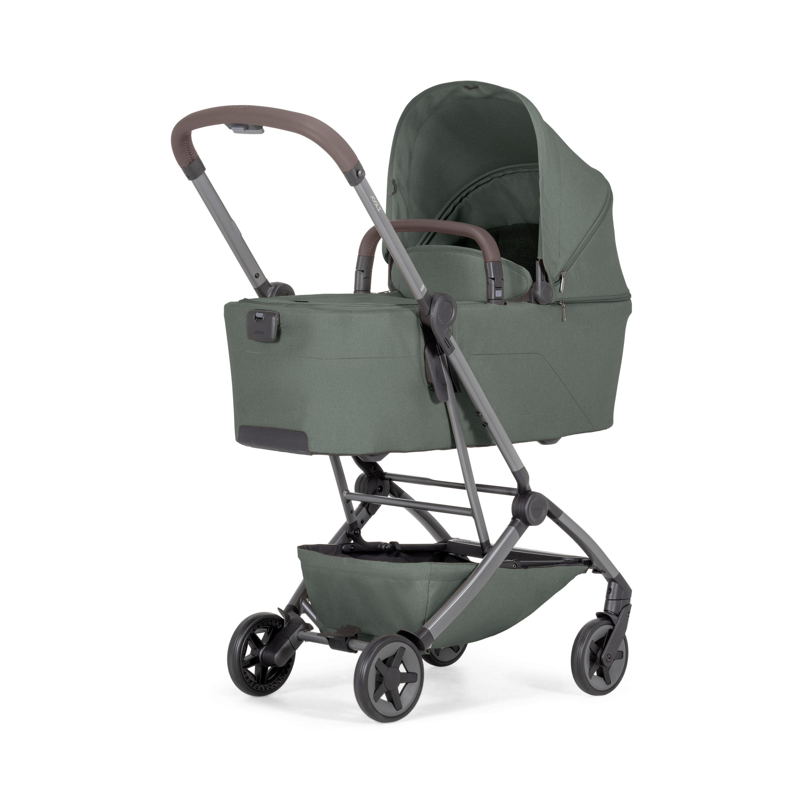 KOŠARA ZA SPAVANJE  Aer2   - šumska zelena, Basics, tekstil (4,00kg) - Joolz