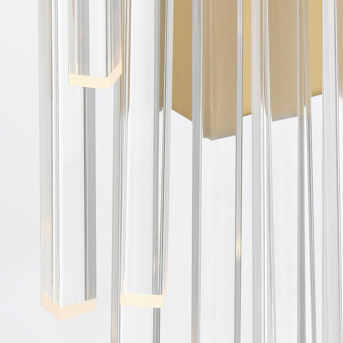 LED-WANDLEUCHTE - Goldfarben, Konventionell, Kunststoff/Metall (25,7/50,8/12,8cm) - Elstead Lighting