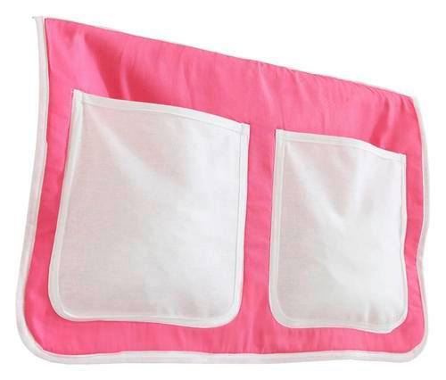BETTTASCHE - Rosa/Weiß, KONVENTIONELL, Textil (56/32/2cm) - MID.YOU
