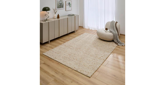 HANDWEBTEPPICH 170/230 cm Vieste Hellbraun  - Hellbraun, Basics, Textil (170/230cm) - Linea Natura