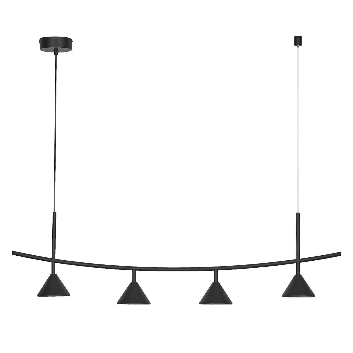 LED-PENDELLEUCHTE 120,5/14/150 cm   - Dunkelgrau, KONVENTIONELL, Kunststoff (120,5/14/150cm) - Ledvance