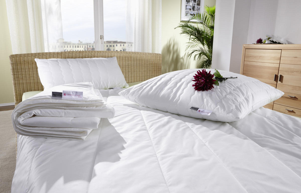 SOMMERDECKE  Thermo Balance  155/220 cm   - Weiß, Basics, Textil (155/220cm) - Centa-Star