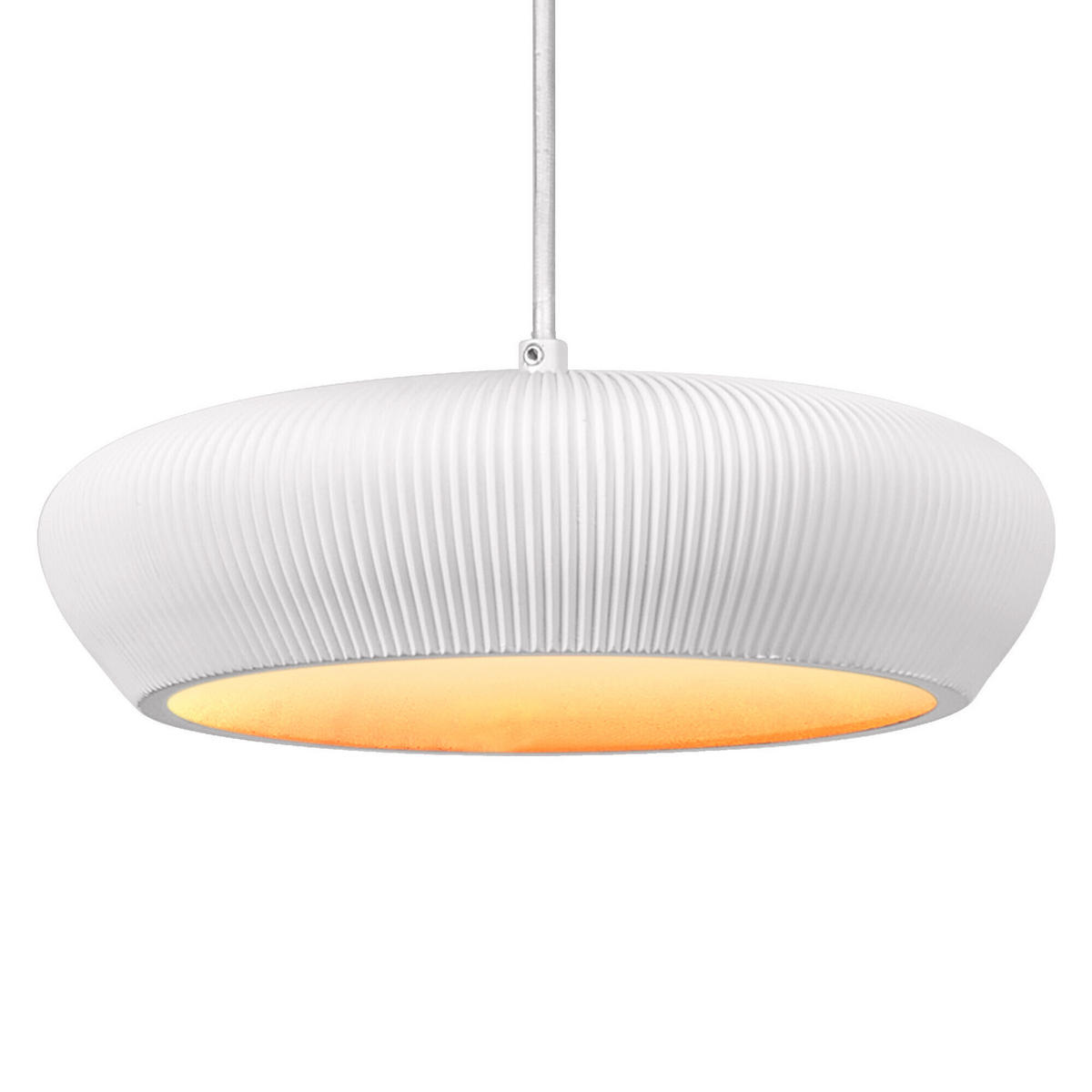 PENDELLEUCHTE 28,3/114 cm   - Weiß, Design, Stein/Metall (28,3/114cm) - Ledvance