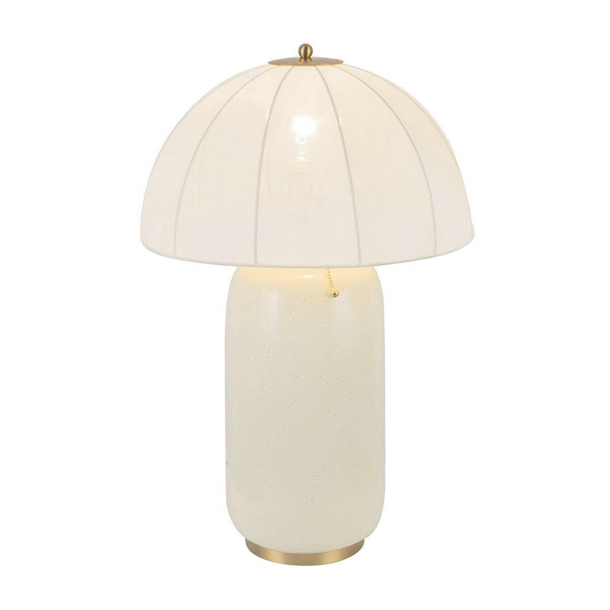 LED-TISCHLEUCHTE Alora Mood 69,9/45,7 cm  - Goldfarben/Creme, Design, Textil/Metall (69,9/45,7cm) - Elstead Lighting