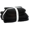 FROTTIERSET Tomorrow Bundle Schwarz 4-teilig  - Schwarz, LIFESTYLE, Textil - Vossen