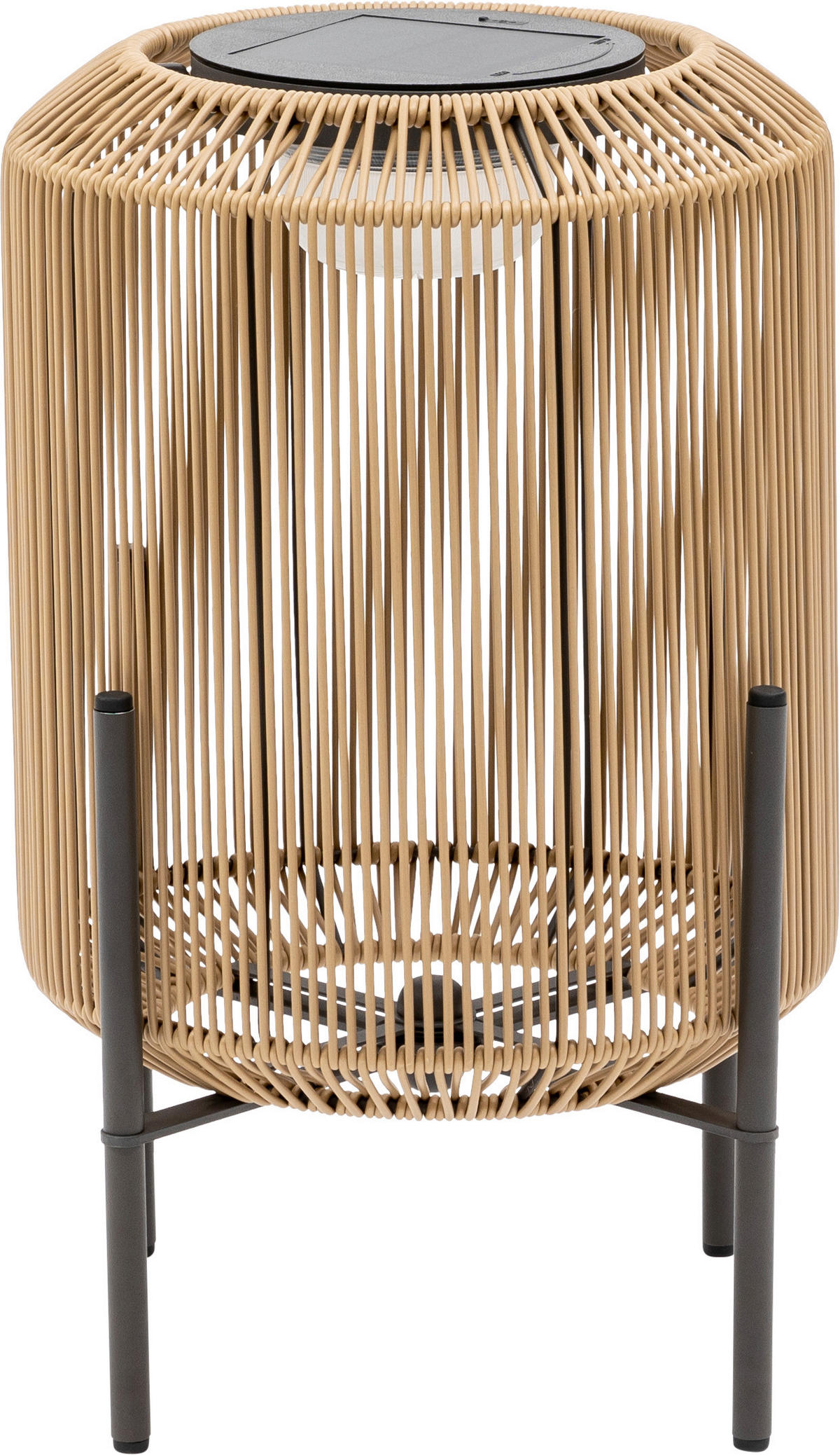 SOLARLEUCHTE  - Naturfarben, Design, Kunststoff/Metall (30/43/30cm) - Ambia Garden