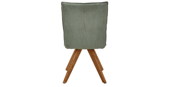 STUHL in Holz, Textil Waldgrün - Waldgrün/Wildeiche, Design, Holz/Textil (47/87/62cm) - Johann Jakob