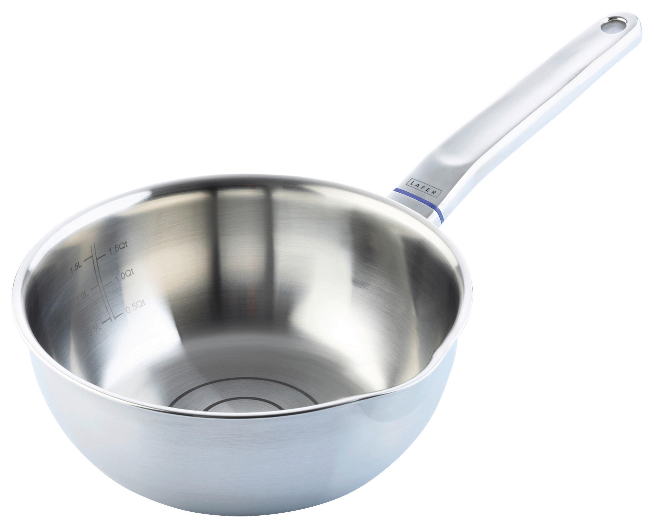STILSAUTEUSE Lafer 1,5 L  - Silberfarben, Basics, Metall (20cm) - Johann Lafer