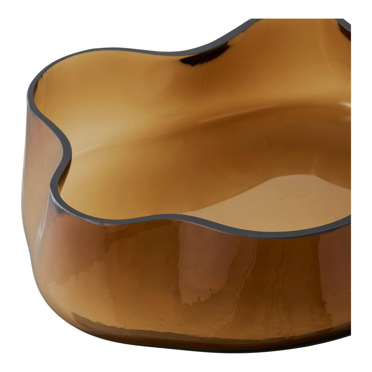 DEKOSCHALE - Braun, Basics, Glas (24/7/29,5cm)