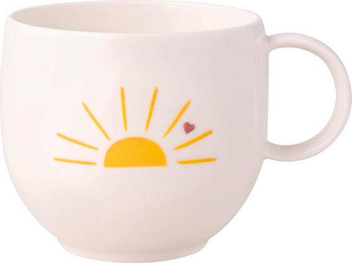 KAFFEEBECHER With Love  290 ml   - Weiß, LIFESTYLE, Keramik (12,5/9,5/8,5cm) - Villeroy & Boch