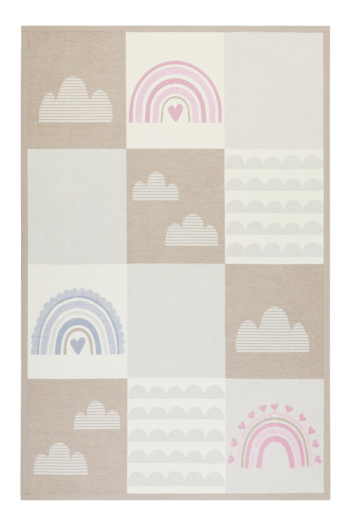 KINDERTEPPICH 70/140 cm Lovely Rainbow  - Beige, Trend, Textil (70/140cm) - Esprit